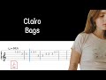 Bags - Clairo || Easy Guitar Tabs