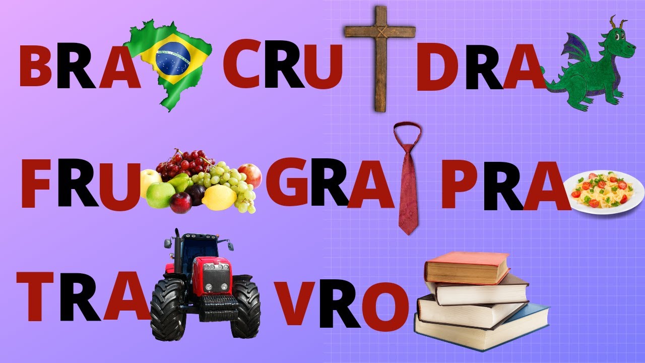 R INTROMETIDO. LETRA R ENTRE CONSOANTE E VOGAL.