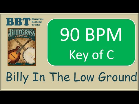 Billy In The Lowground 90 BPM  - bluegrass backing track