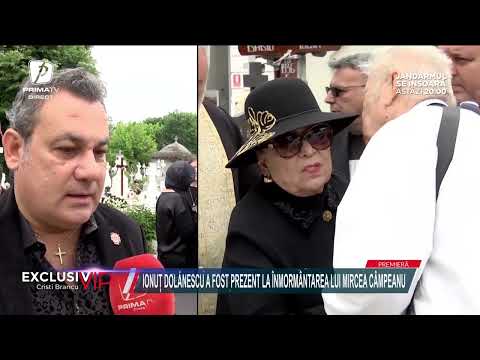 Maria Ciobanu, în lacrimi la înmormântarea soțului! Ionuț Dolănescu, declarații despre Mircea