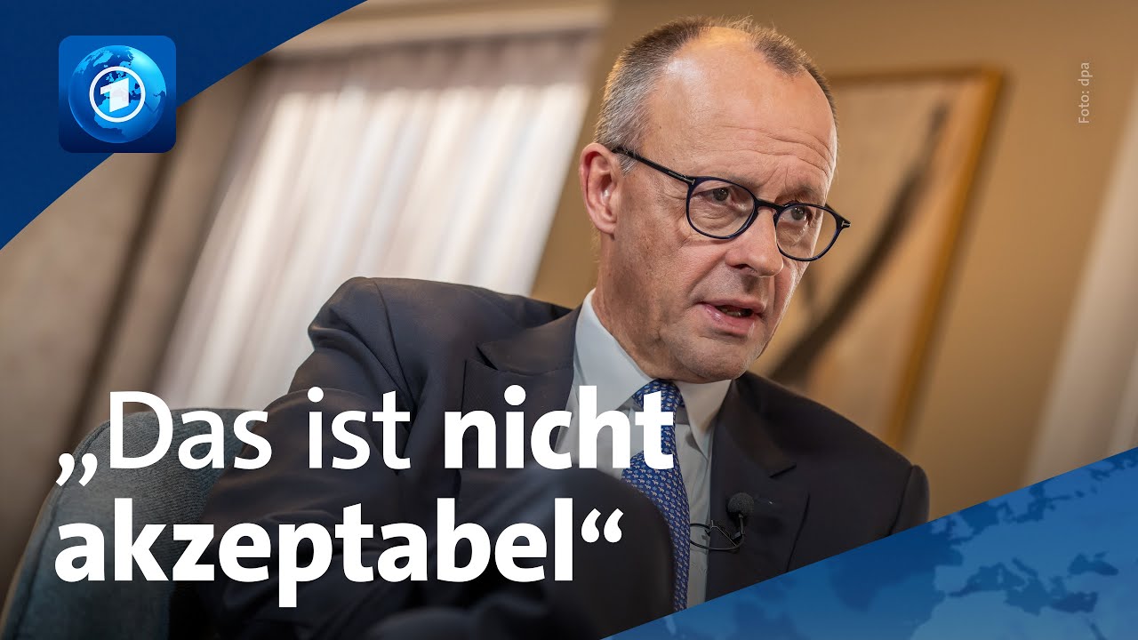 „Nicht akzeptabel“: Merz zu US-Plan für die Ukraine (Interview)