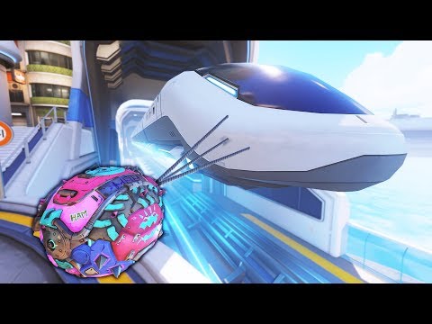 Hammond Catches A Train! - Overwatch Pro + Funny Moments #65