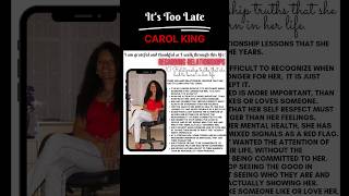 IT&#39;S TOO LATE - Carol King