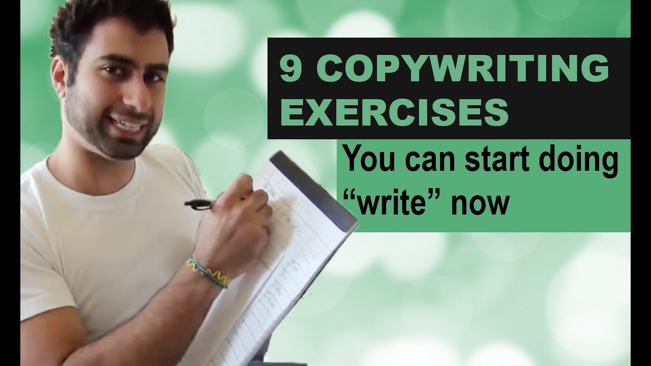 9 Copywriting Exercises you can start doing “write” now