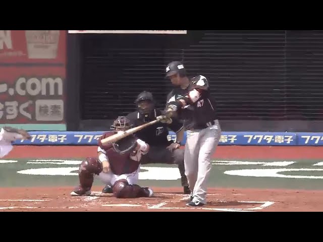 【1回表】失投逃さず マリーンズ・クルーズ先制タイムリー!! 2015/5/16 E-M