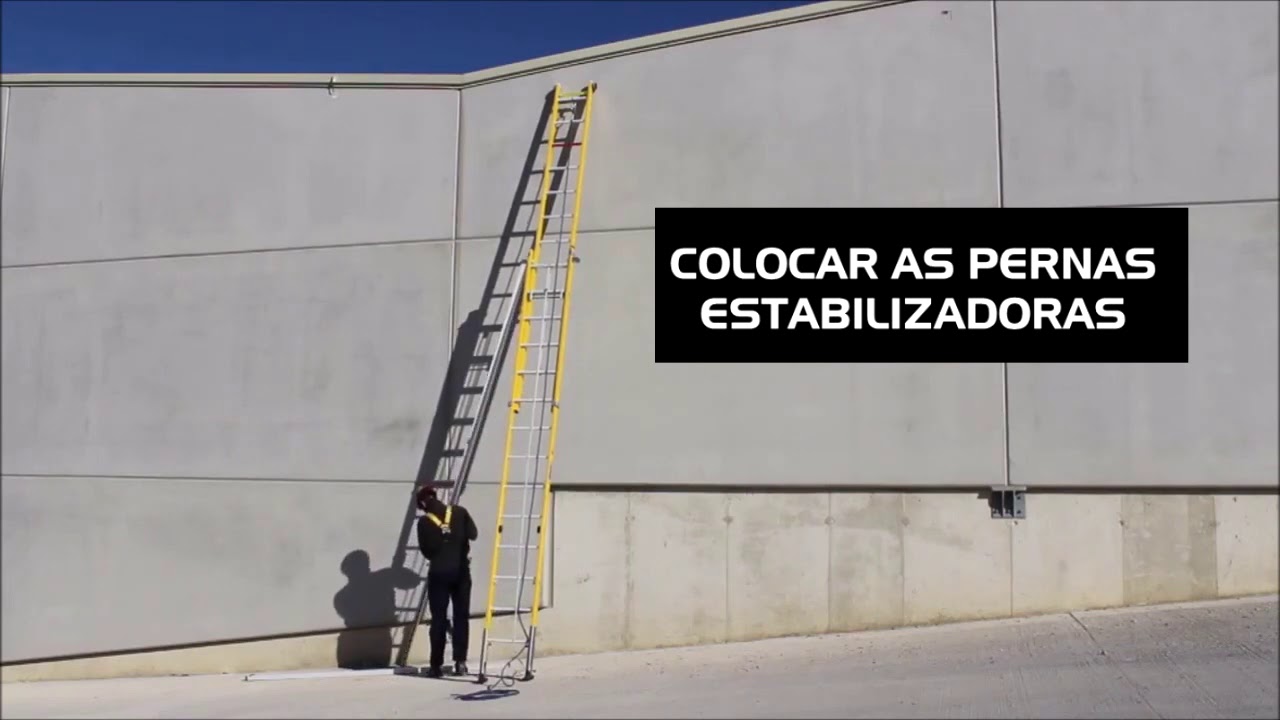 Escada Extensiva Com SPIQ - Linha de Vida