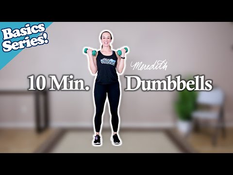 Senior Fitness 10 Min Full Body Basic Dumbbell Workout For Beginners