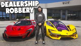 Selling Stolen Cars After Robbing Dealership.. GTA RP