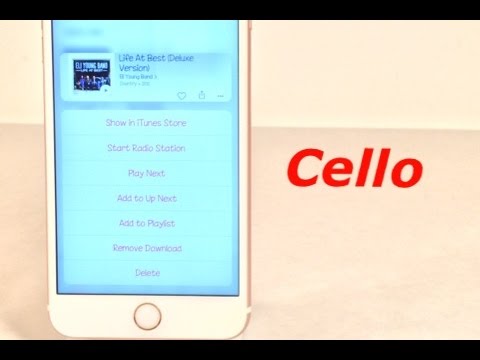 Cydia Tweak: Cello - Improve 3D-Touch in the music app