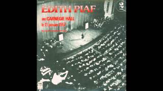 Edith Piaf - Je n´en connais pas la fin