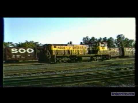 Classic Railroad Series 479 - Wisconsin Central switchers at Steven's Point, WI August 1990