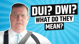 DUI or DWI What's the Difference