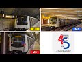 Bucharest Metro 45 Years Anniversary Train Bombardier Movia 346 BM21 1115 2115 Praga
