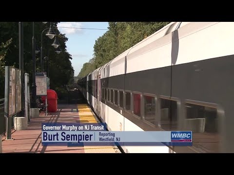 NJ Westfield NJ Governor Phil Murphy On NJ Transit
