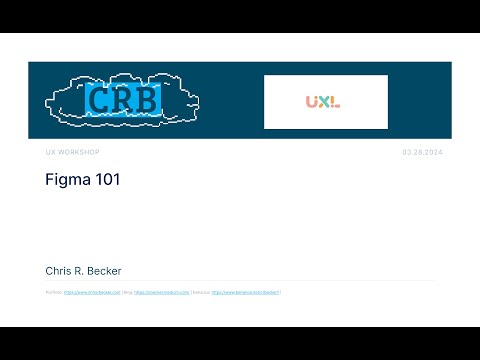 Figma 101 with UX Laurier Workshop 2024
