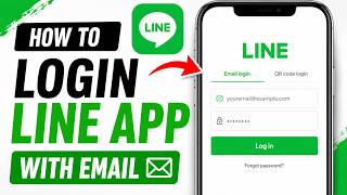 How To Login Line App With Email 2026 | Line Account Sign In Using Email