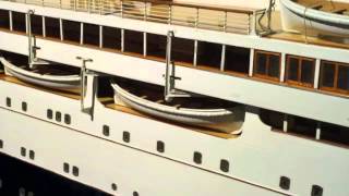 RMS Berengaria Cunard Line model at Merseyside Maritime Musuem Liverpool