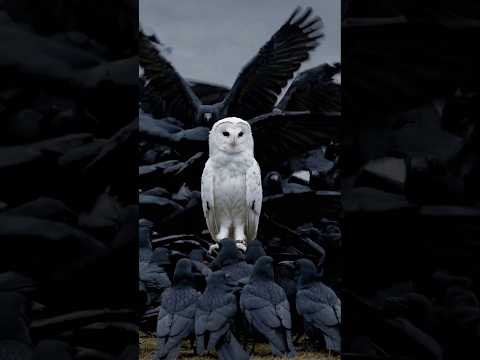 A White Owl amid a mass of Black Crows 🔥
