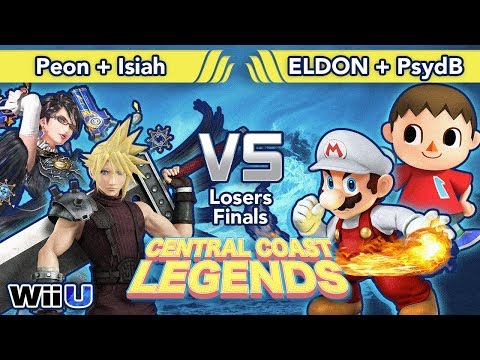 CenCoast Legends - Peon & Isiah Vs. ELDON & PsydB - Doubles LF - Smash Wii U