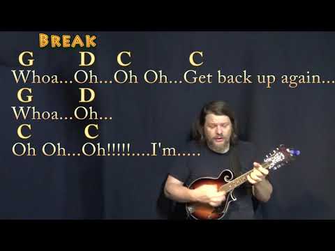 Get Back Up Again (Trolls) Mandolin Cover Lesson in G with Chords/Lyrics