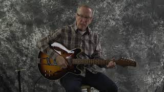 Used Guitar Sale 1969 Danelectro Coral Firefly Model FTV6 Sunburst