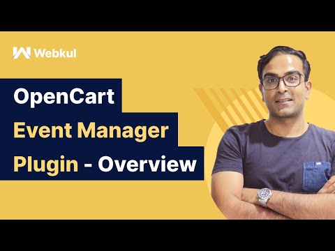 OpenCart Event Manager Plugin - Overview