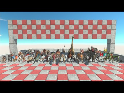 All Units Survival Speed Race! Only 15 Will Survive - Animal Revolt Battle Simulator