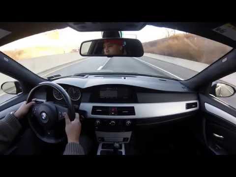 2008 E60 BMW M5 V10 Highway Run - GoPro Hero 3