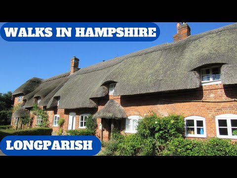 WALKS IN HAMPSHIRE at LONGPARISH & FORTON (& THE DEADMAN'S PLACK MONUMENT) (4K)