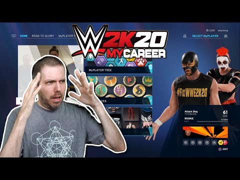 WWE 2K20 My Career Mode - Part 1 - Where is MY FACE?