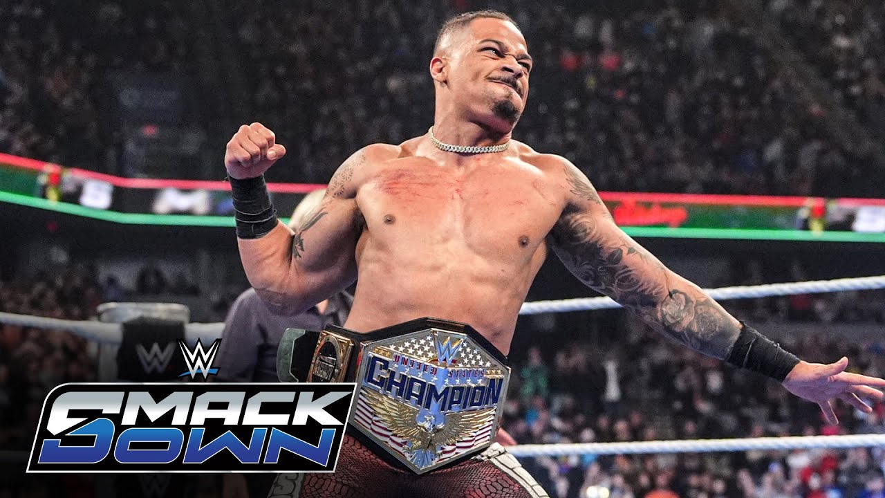 AND NEW | Carmelo Hayes wins U.S. Title against Ilja Dragunov: SmackDown highlights, Dec. 26, 2025