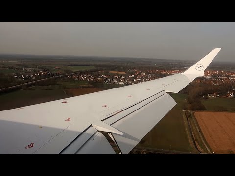 [Onboard] Lufthansa Cityline Bombardier CRJ-900 landing ✈ Hannover Airport