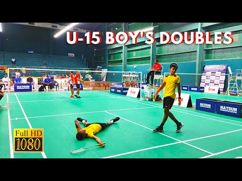FINALS U-15 BADMINTON BOY'S DOUBLES | TN STATE SUB-JUNIOR BADMINTON RANKING TOURNAMENT 2023