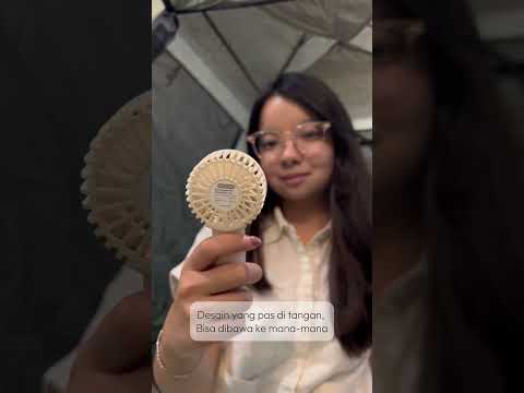 Gambar Memoo Kipas Angin Portabel Mini Rechargeable 500 mAh - Putih