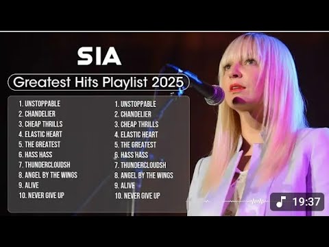 SIA MIX 2025 - 2026 Top 50 SIA Best Songs Greatest Hits Full Album
