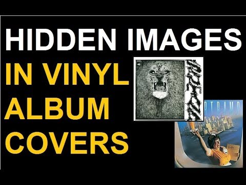 Hidden Images in Vinyl Album Cover Art