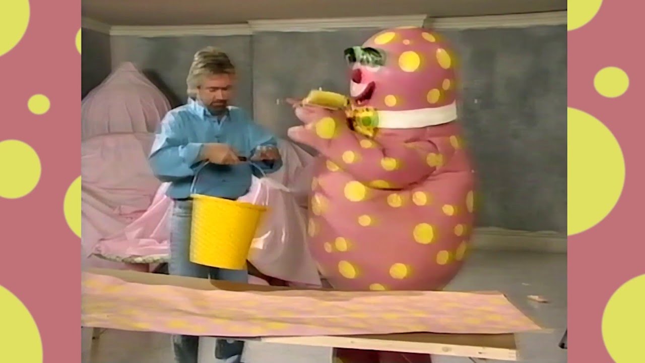 DIY with Mr Blobby
