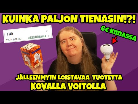 Paljonko TIENASIN jälleenmyymällä NETISSÄ?!? - Projekti Klamppu!