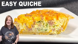 Easy QUICHE Recipe for your Christmas Morning Breakfast