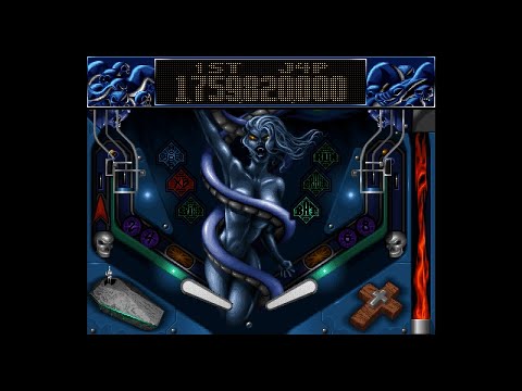 Slam Tilt (Amiga): Night of the Demon gameplay