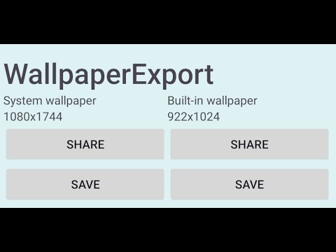 WallpaperExport Backup & Share Video