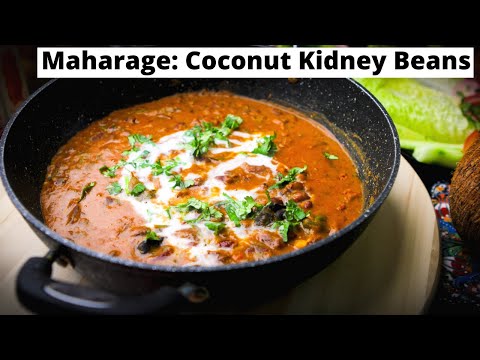 MAHARAGE RECIPE | Kidney Beans in Coconut Milk | Maharagwe - East African Style Coconut Kidney Beans