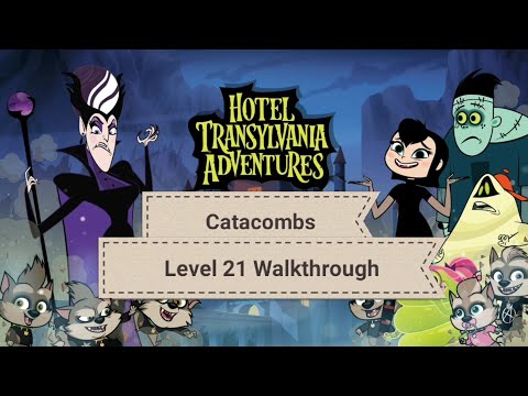 Hotel Transylvania Adventures Zone 2 - Catacombs - Level 21 Walkthrough