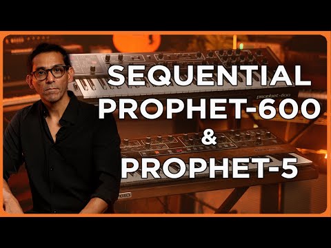 Sequential Prophet 600 vs Prophet 5 Synthesizers | Comparing the Sound
