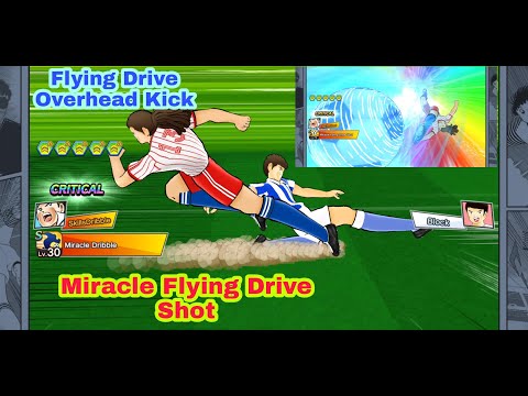 Captain Tsubasa Dream Team-Natureza-Miracle Flying Drive Shot
