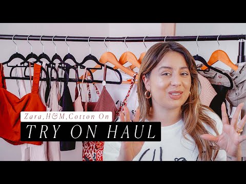 NEW IN ZARA AND H&M TRY ON HAUL | Spring/Summer - Valentina Arjona