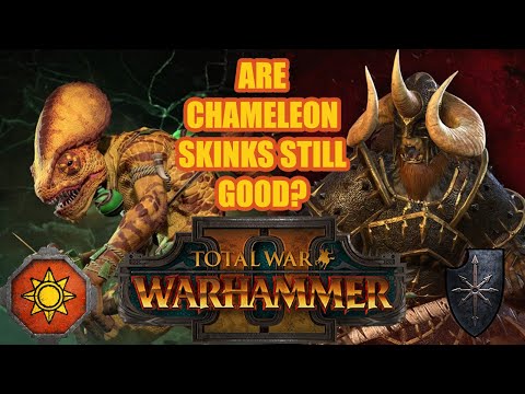 How bad was the nerf to Chameleon skinks?  | Lizardmen vs Warriors of Chaos | Total War: Warhammer 2