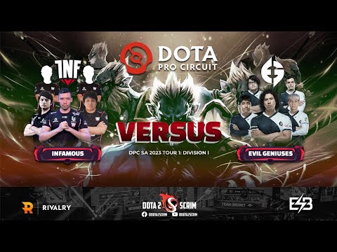 Infamous vs Evil Geniuses - DPC SA 2023 Tour 1: Division I - Game Highlights - BO3