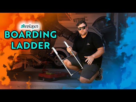 Installing the Relaxn Telescopic Boarding Ladder | TINNY BUILD SERIES EP16