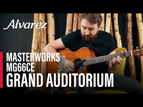 Alvarez MG66CE Masterworks Grand Auditorium Acoustic-Electric Guitar w/ Case image 4